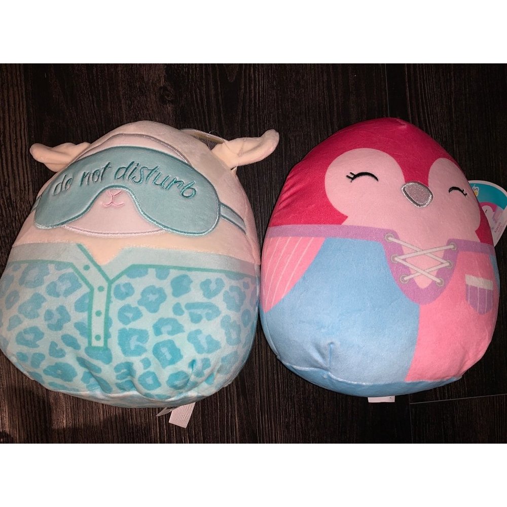 NWT! Bundle - Sophie Lamb and Kavya Penguin Squishmallows - 8"